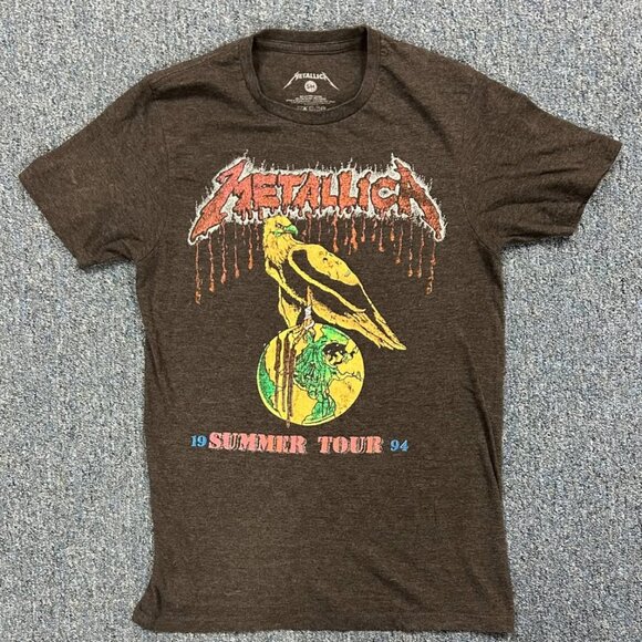 Metallica Summer Tour 94 Repro T Shirt Sz S - Picture 1 of 7